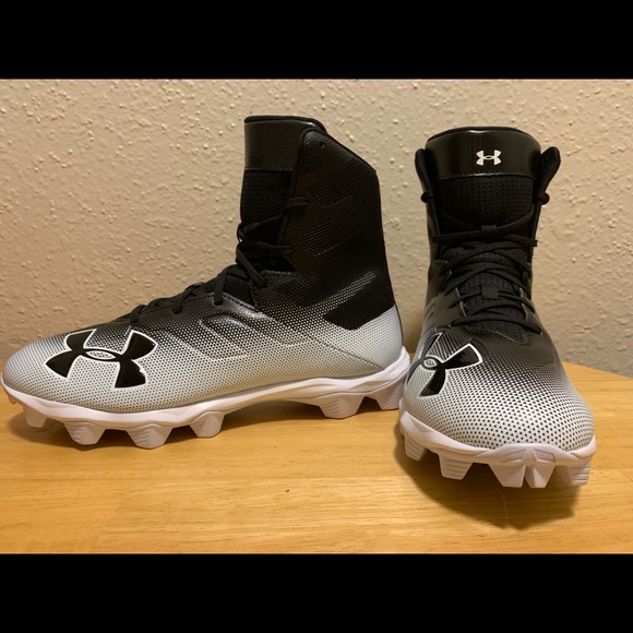 Under Armour Other - Under Armour HighLight Cleats Size 9.5 Black/White